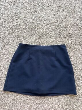 Abercrombie & Fitch Navy Tailored Mini Skirt